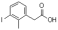 3-Iodo-2-methylbenzeneacetic acid molecular structure (CAS 1261554-90-8)