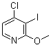 4-Chloro-3-iodo-2-methoxypyridine molecular structure (CAS 1261562-56-4)