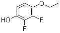 2,3-Difluoro-4-ethoxyphenol molecular structure (CAS 126163-56-2)