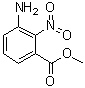 structure of CAS# 1261647-99-7, 3-Amino-2-nitrobenzoic acid methyl ester