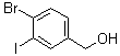 4-Bromo-3-iodobenzenemethanol molecular structure (CAS 1261776-05-9)
