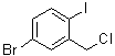 4-Bromo-2-(chloromethyl)-1-iodobenzene molecular structure (CAS 1261817-10-0)