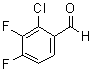 2-Chloro-3,4-difluorobenzaldehyde molecular structure (CAS 1261869-07-1)