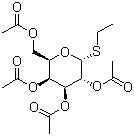 Ethyl 1-thio-alpha-D-galactopyranoside-2,3,4,6-tetraacetate molecular structure (CAS 126187-25-5)