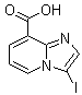 3-Iodoimidazo[1,2-a]pyridine-8-carboxylic acid ethyl ester molecular structure (CAS 1262409-63-1)