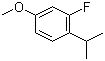 2-Fluoro-4-methoxy-1-isopropylbenzene molecular structure (CAS 1262414-96-9)