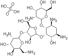 硫酸巴龙霉素分子结构 (CAS 1263-89-4)
