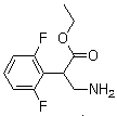 alpha-(Aminomethyl)-2,6-difluorobenzeneacetic acid ethyl ester molecular structure (CAS 1263095-27-7)