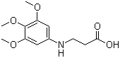 N-(3,4,5-三甲氧基苯基)-beta-丙氨酸分子结构 (CAS 126314-41-8)