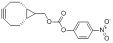 structure of CAS# 1263166-91-1, endo-BCN-O-PNB;[(1R,8S)-9-bicyclo[6.1.0]non-4-ynyl]methyl (4-nitrophenyl) carbonate