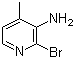 3-Amino-2-bromo-4-picoline molecular structure (CAS 126325-50-6)