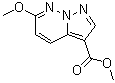 6-Methoxypyrazolo[1,5-b]pyridazine-3-carboxylic acid methyl ester molecular structure (CAS 1263279-79-3)