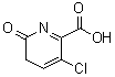 3-Chloro-5,6-dihydro-6-oxo-2-pyridinecarboxylic acid molecular structure (CAS 1263280-37-0)
