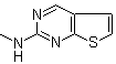 N-Methylthieno[2,3-d]pyrimidin-2-amine molecular structure (CAS 1263282-74-1)