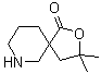 3,3-Dimethyl-2-oxa-7-azaspiro[4.5]decan-1-one molecular structure (CAS 1263283-85-7)