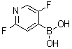 (2,5-Difluoropyridin-4-yl]boronic acid molecular structure (CAS 1263375-23-0)