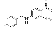 N1-[(4-Fluorophenyl)methyl]-4-nitro-1,3-benzenediamine molecular structure (CAS 1263404-74-5)