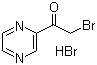 结构式 CAS# 126353-32-0, 2-溴-1-(吡嗪-2-基)乙酮氢溴酸盐