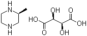 (S)-2-Methylpiperazine tartrate molecular structure (CAS 126458-15-9)