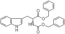 N-[(Phenylmethoxy)carbonyl]-D-tryptophan phenylmethyl ester molecular structure (CAS 126496-81-9)