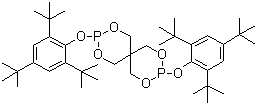 Bis(2,4,6-tri-ter-butyllphenyl)pentaerythritol-di-phosphite molecular structure (CAS 126505-35-9)