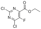 Ethyl 2,6-dichloro-5-fluoropyrimidine-4-carboxylate molecular structure (CAS 1266238-63-4)