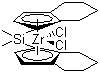rac-Dimethylsilylenebis(4,5,6,7-tetrahydro-1-indenyl)zirconium dichloride molecular structure (CAS 126642-97-5)