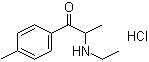 2-(Ethylamino)-1-(4-methylphenyl)-1-propanone hydrochloride molecular structure (CAS 1266688-86-1)