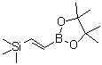 (E)-4,4,5,5-Tetramethyl-2-[2-(trimethylsilyl)ethenyl]-1,3,2-dioxaborolane molecular structure (CAS 126688-99-1)