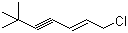 1-Chloro-6,6-dimethyl-5-hept-2-en-4-yne molecular structure (CAS 126764-17-8)