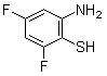 2-Amino-4,6-difluorobenzenethiol molecular structure (CAS 126764-60-1)