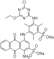 Reactive Blue 74 molecular structure (CAS 12677-16-6)