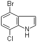 7-Chloro-4-bromoindole molecular structure (CAS 126811-30-1)