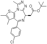(-)-JQ-1 molecular structure (CAS 1268524-71-5)