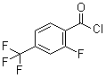 2-Fluoro-4-(trifluoromethyl)benzoyl chloride molecular structure (CAS 126917-10-0)