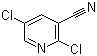 结构式 CAS# 126954-66-3, 2,5-二氯吡啶-3-甲腈