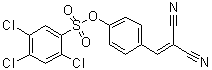 2,4,5-Trichlorobenzenesulfonic acid 4-(2,2-dicyanoethenyl)phenyl ester molecular structure (CAS 126980-24-3)