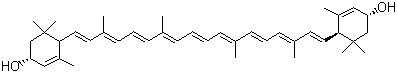 叶黄素分子结构 (CAS 127-40-2)