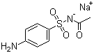 Sulfacetamide sodium  molecular structure (CAS 127-56-0)