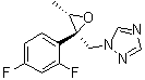 (2R,3S)-2-(2,4-Difluorophenyl)-3-methyl-[(1H-1,2,4-triazol-1-yl)methyl]oxirane molecular structure (CAS 127000-90-2)