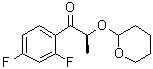 (2S)-1-(2,4-Difluorophenyl)-2-[(tetrahydro-2H-pyran-2-yl)oxy]-1-propanone molecular structure (CAS 127001-03-0)