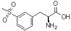结构式 CAS# 1270093-99-6, 3-(甲基磺酰基)-L-苯丙氨酸