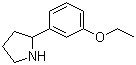 2-(3-Ethoxyphenyl)pyrrolidine molecular structure (CAS 1270491-62-7)