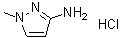 1-Methyl-1H-pyrazol-3-amine monohydrochloride molecular structure (CAS 127107-29-3)
