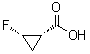 (1S,2S)-2-Fluorocyclopropanecarboxylic acid molecular structure (CAS 127199-14-8)