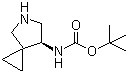 (S)-7-tert-Butoxycarbonylamino-5-azaspiro[2.4]heptane molecular structure (CAS 127199-45-5)