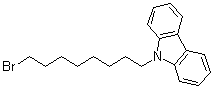 9-(8-Bromooctyl)-9H-carbazole molecular structure (CAS 127271-60-7)