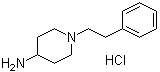 4-Amino-1-(2-phenylethyl)piperidine hydrochloride molecular structure (CAS 127285-07-8)