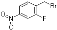 1-Bromomethyl-2-fluoro-4-nitrobenzene molecular structure (CAS 127349-56-8)