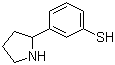 3-(2-Pyrrolidinyl)benzenethiol molecular structure (CAS 1273607-41-2)